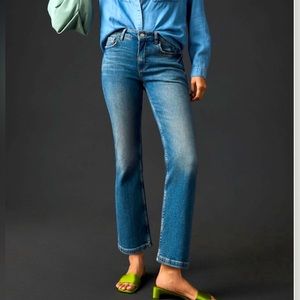Anthropologie Ya-ya cropped mid-rise jeans, 29P